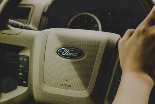 Ford car steering wheel