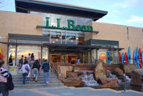 LL Bean stock