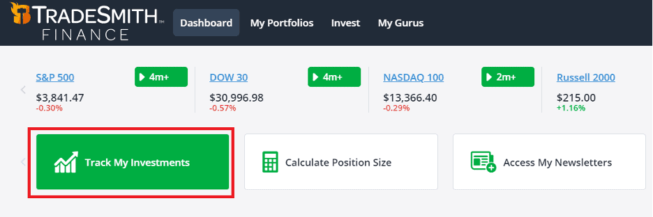 TradeSmith App - Investment Tracking, Risk Balancer and Asset Allocation