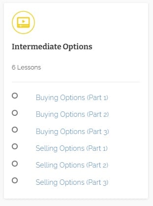 intermediate options course