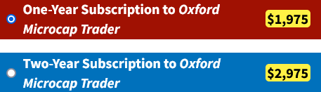 Microcap trader pricing