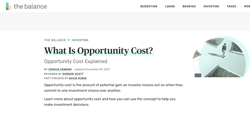 gold ira opportunity cost