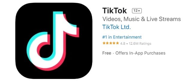 Tiktok Sucess and reviews on apple store