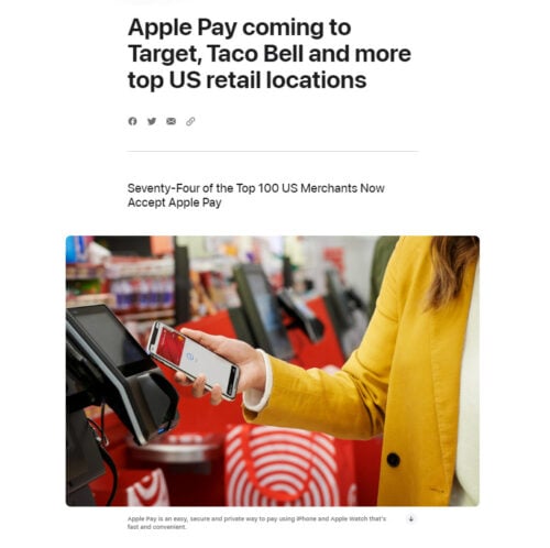 does Taco Bell take Apple Pay?