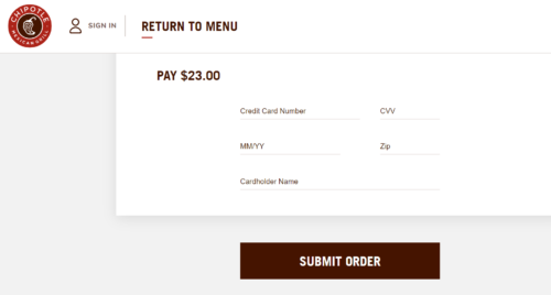 does chipotle take Apple Pay