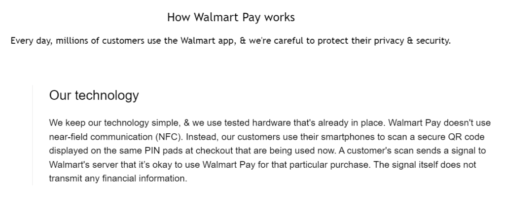 does Walmart take Apple Pay?