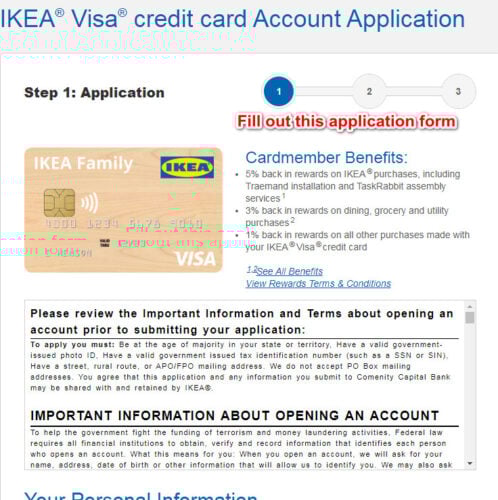 does IKEA have a credit card