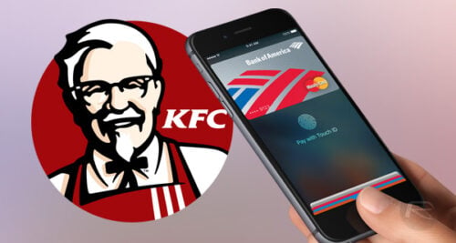 does KFC take Apple Pay