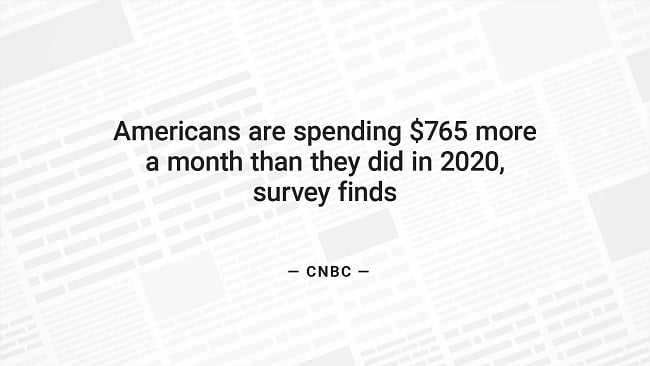 americans spending more quote