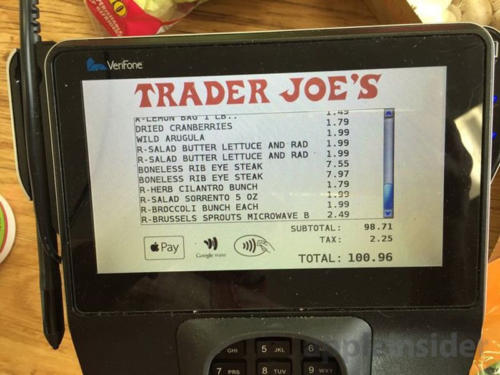 does trader joes take Apple Pay