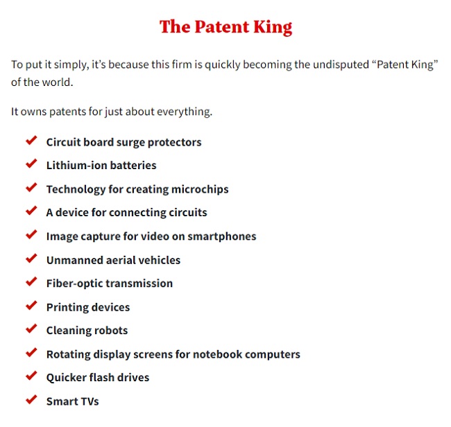 4 dollar stock patents