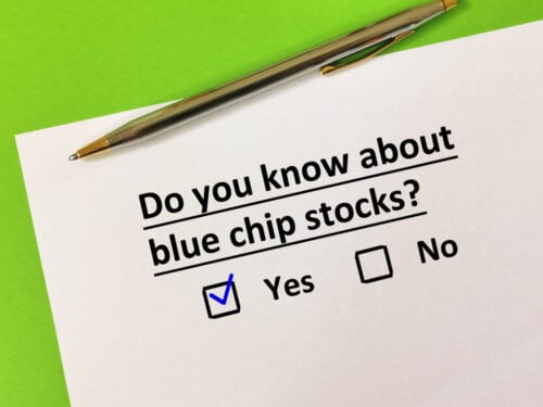 penny stocks vs blue chip stocks