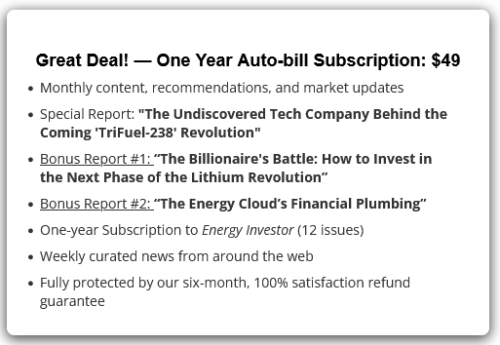 Energy Investor Review