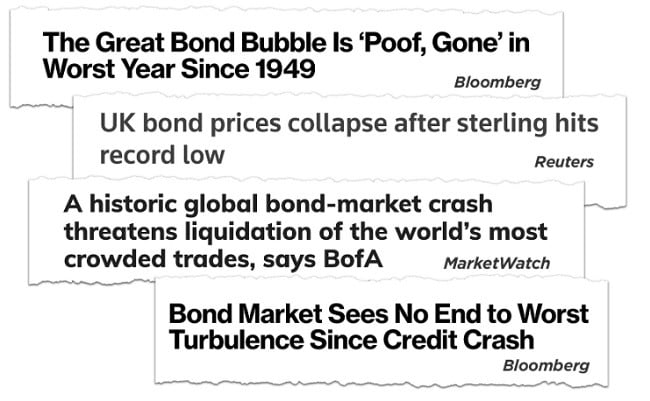 bonds and bubbles