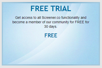 screener.co free trial