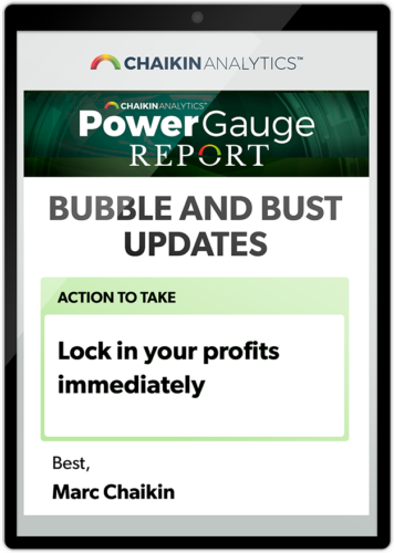 Power Gauge Report - Bubble and Bust Updates