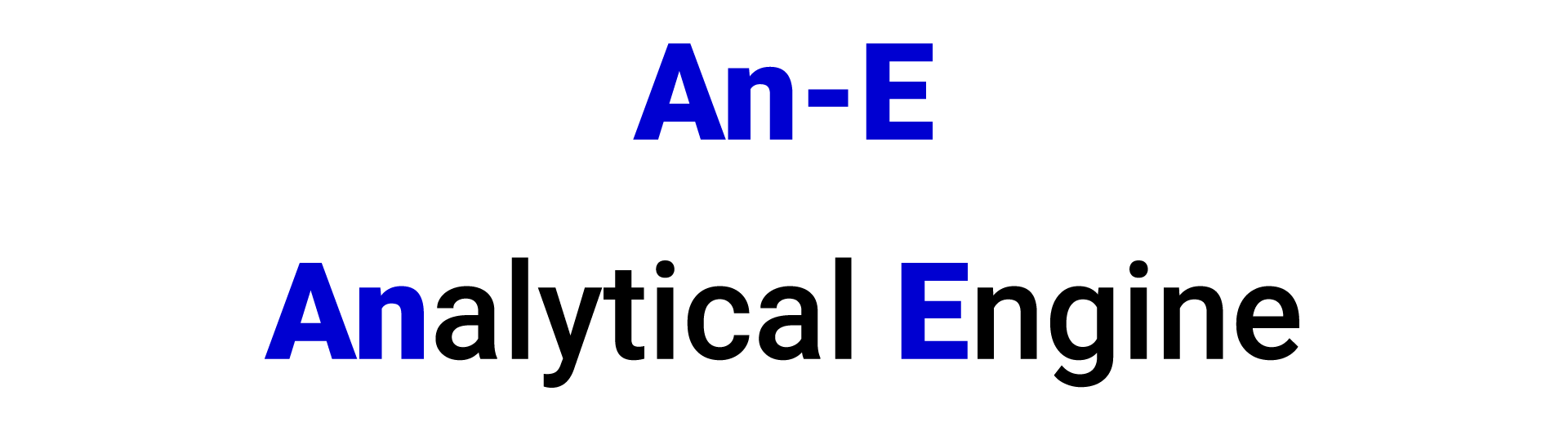 What is Project An-E?