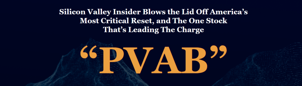 PVAB Stock - Michael Robinson PVAB Energy Boom