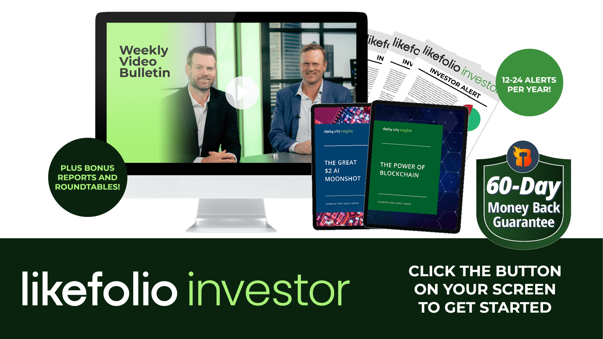 One-Year Subscription to LikeFolio Investor Banner