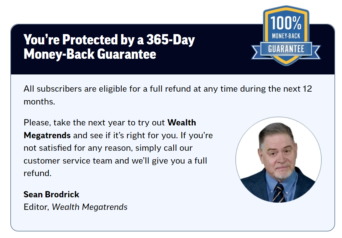 Wealth megatrends moneyback guarantee