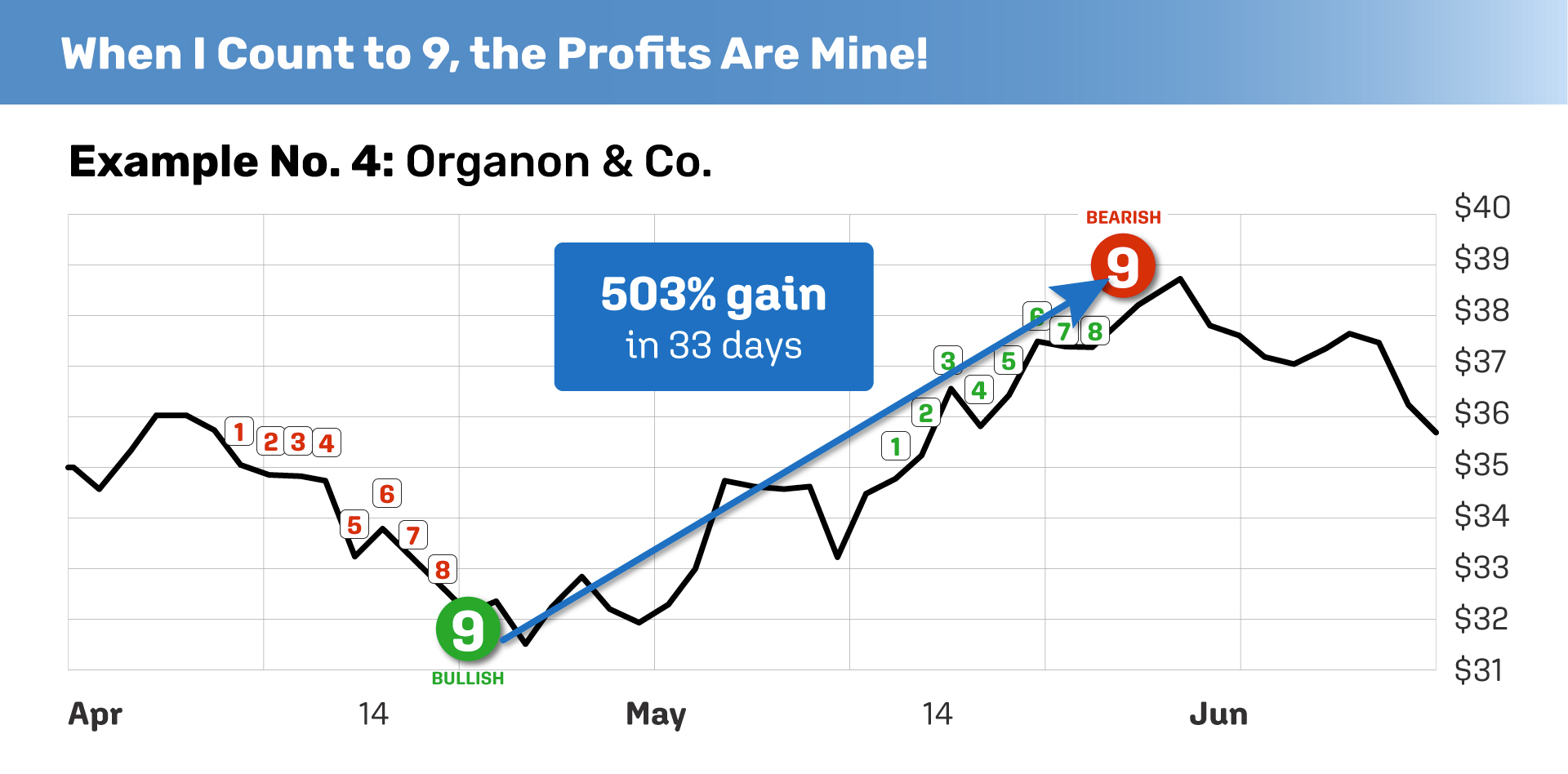 Project 9 503% gains in 33 days