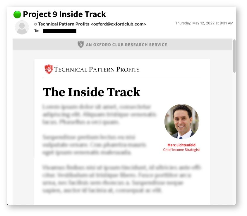 Project 9 Inside Track