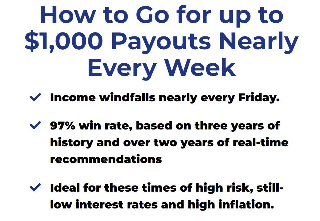 Weekend Windfalls Advantage