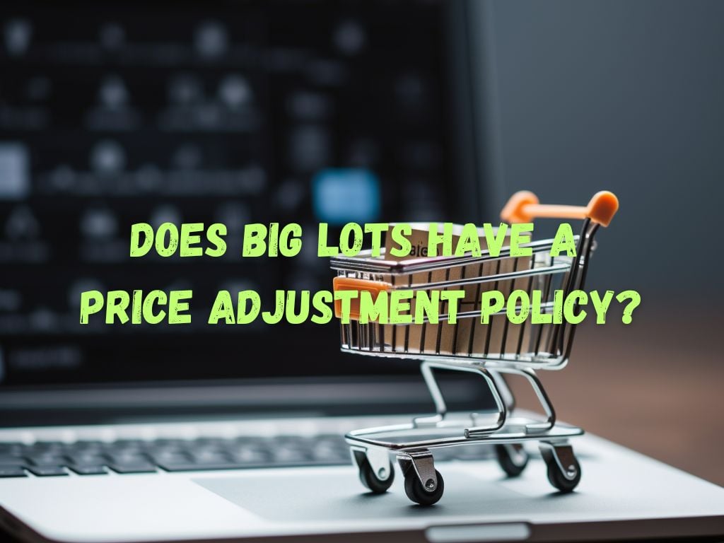 Does Big Lots Have a Price Adjustment Policy