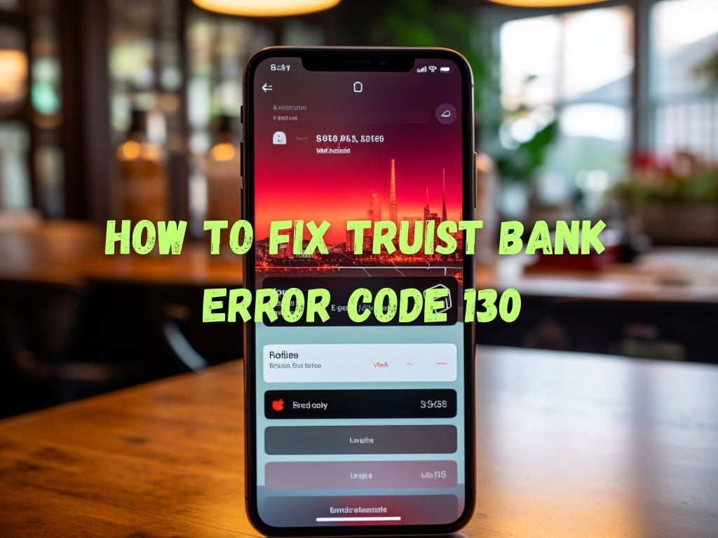 Fix Truist Bank Error Code 130
