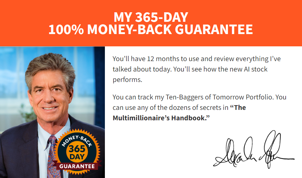 Alexander Green's Moneyback Guarantee on Oxford Communique