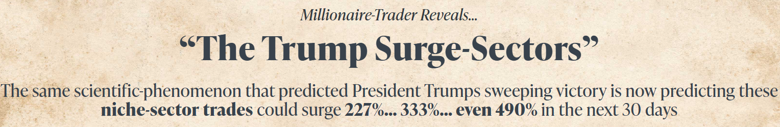 Trump Surge Sectors