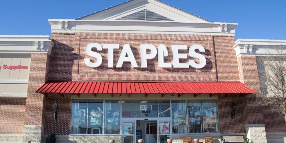 electronics with Staples
