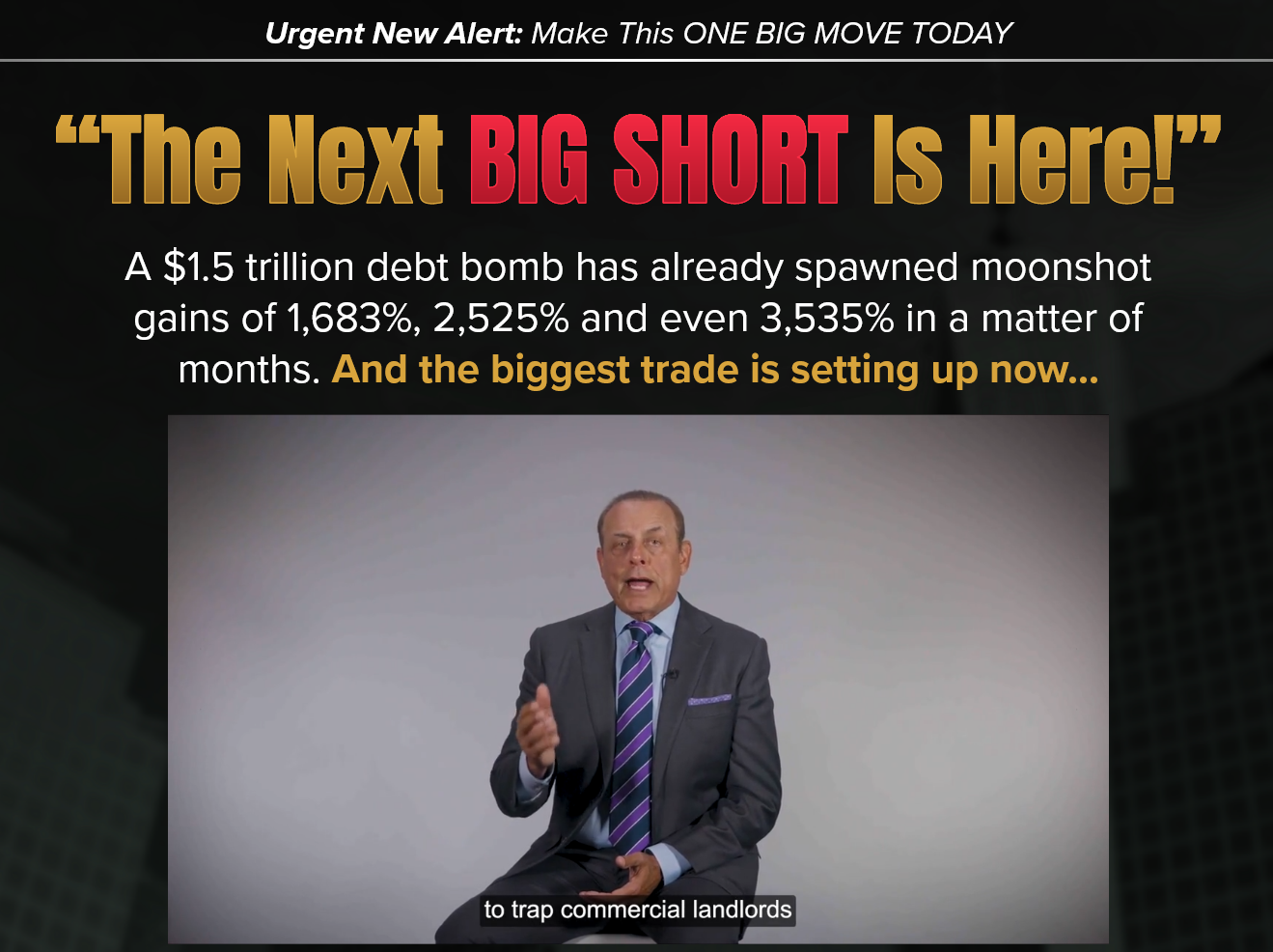 Alpha Money Flow - The Next Big Short