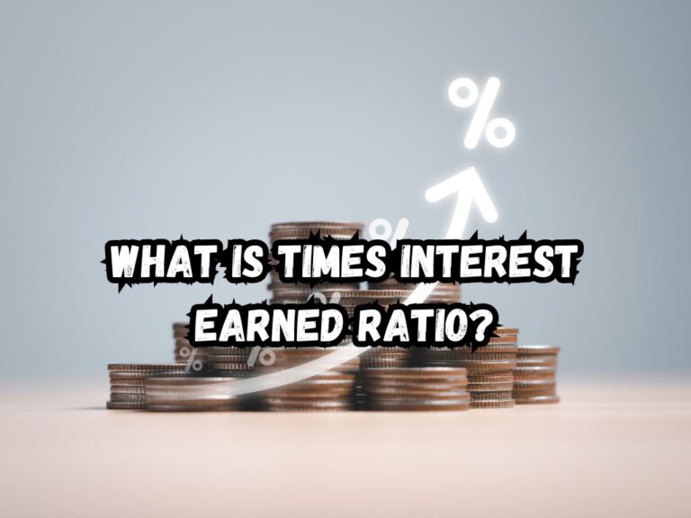What is times interest earned ratio cracking the code