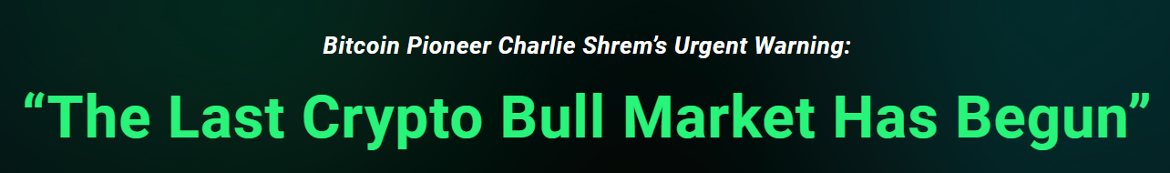 Charlie Shrem's Crypto prediction
