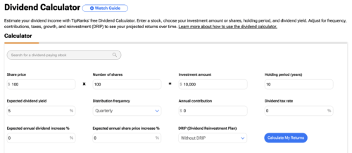 Dividend Calculator