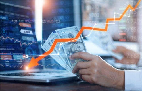 Unprecedented surge in the stock prices of technology companies, leading to the dot-com boom