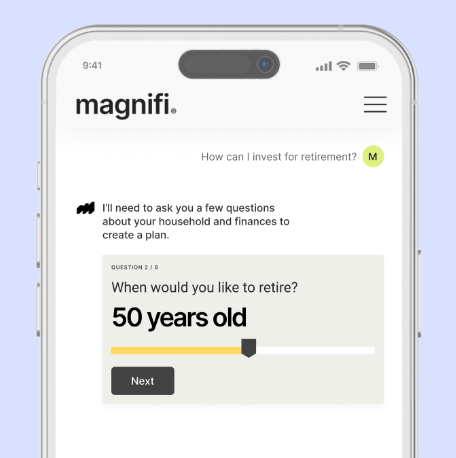 magnifi's AI assistant
