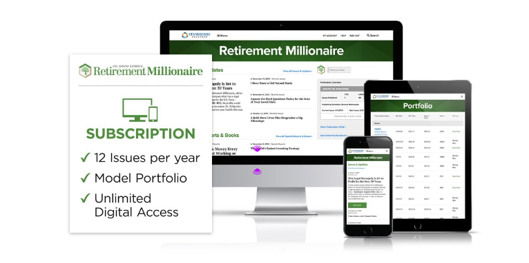 What's included in retirement millionaire subscription