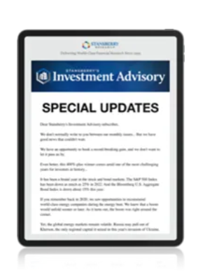 Special updates and alerts by stansberry research