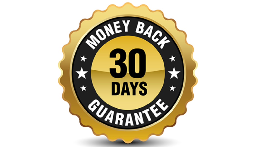 30-day moneyback guarantee