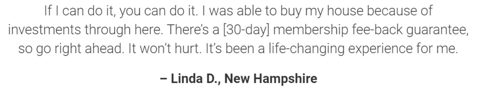 Motley Fool Testimonials