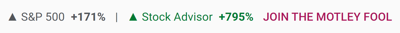 Motley Fool performance