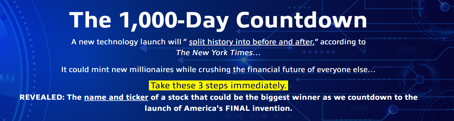 "America's Final Invention" Presentation