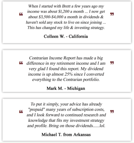 Contrarian Income Report Reviews by Members