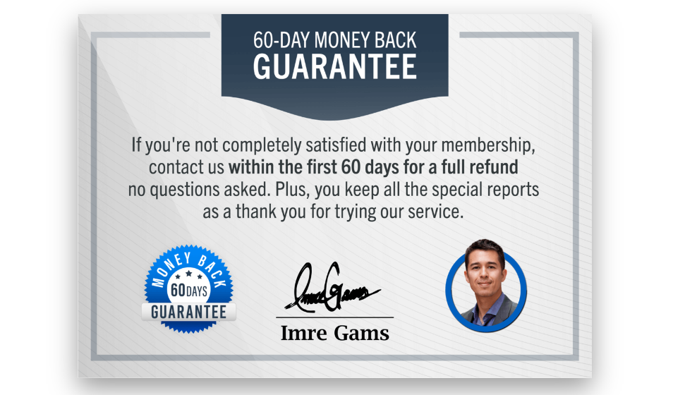 60-Day Money-Back Guarantee on Trading Edge