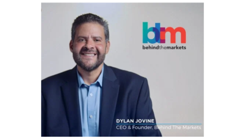 Dylan Jovine behind the markets