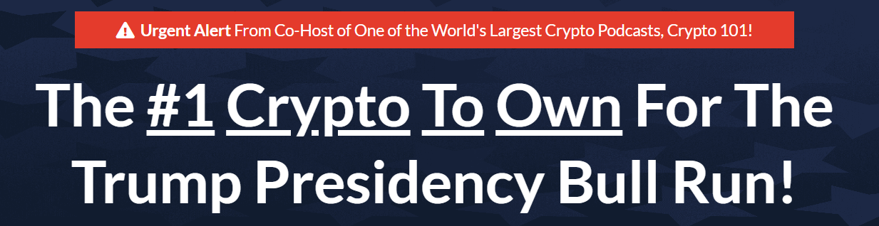 The #1 Crypto To Own For The Trump Presidency Bull Run