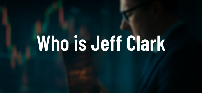 who is  jeff clark  with trading blurry bakground