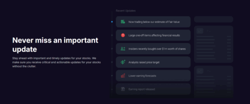 Simply Wall St Never miss an update